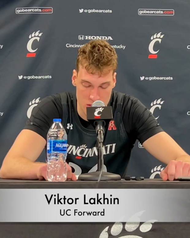 Wiktor Lakhin Houston Postgame